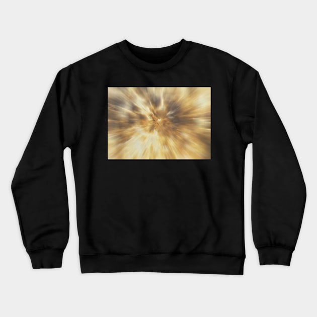 Brown Radial Zoom Crewneck Sweatshirt by jojobob